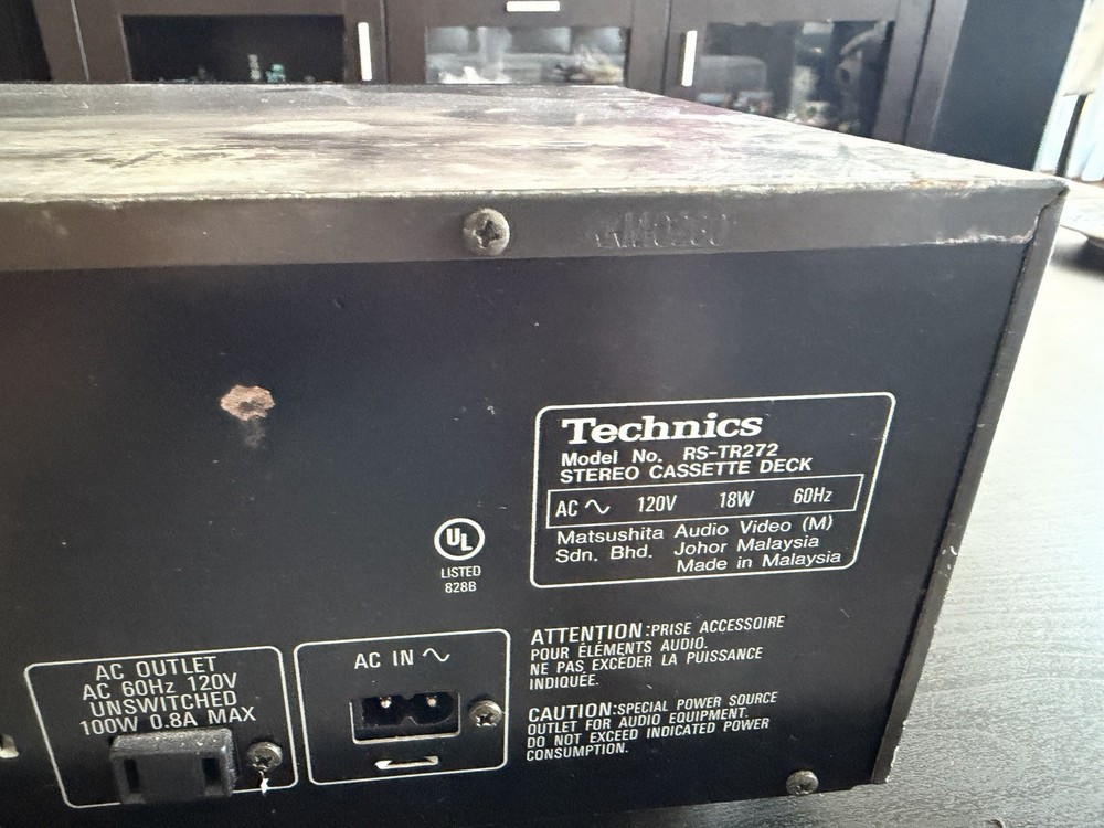 Technics RS-TR272 Stereo Cassette Deck