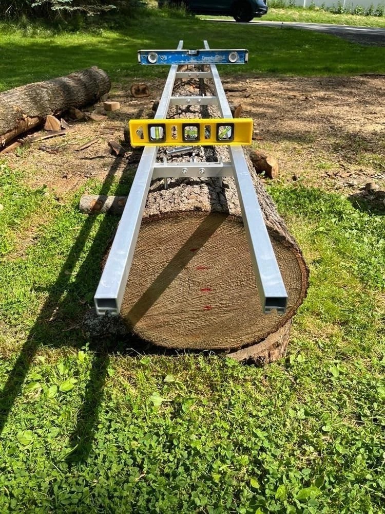 36-Inch Chainsaw Mill with 9ft Rail System – Ideal for Cedars, Oaks, and Walnuts