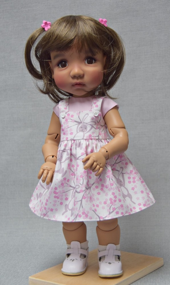 DIGITAL PDF Pattern & Tutorial To Make a Top and Pinafore 4 Meadow Moppet