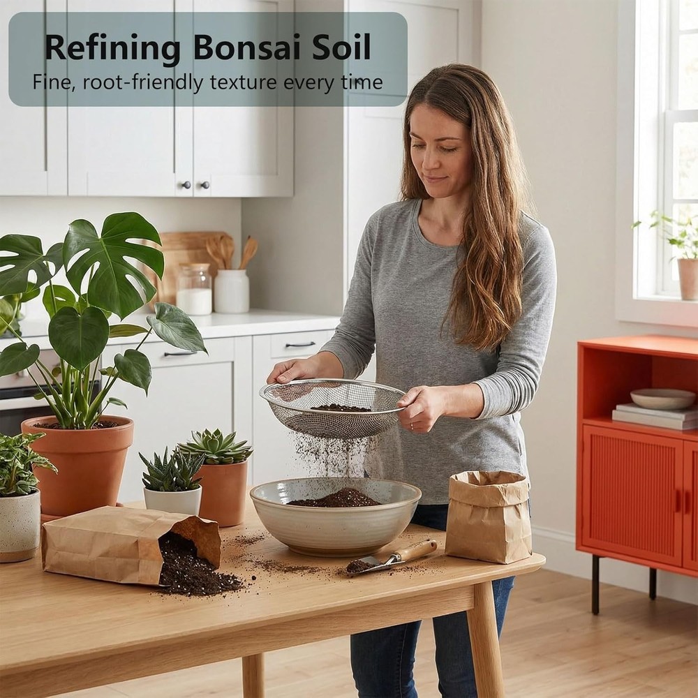 Galvanized Garden Sifters - 3 Pack for Efficient Composting