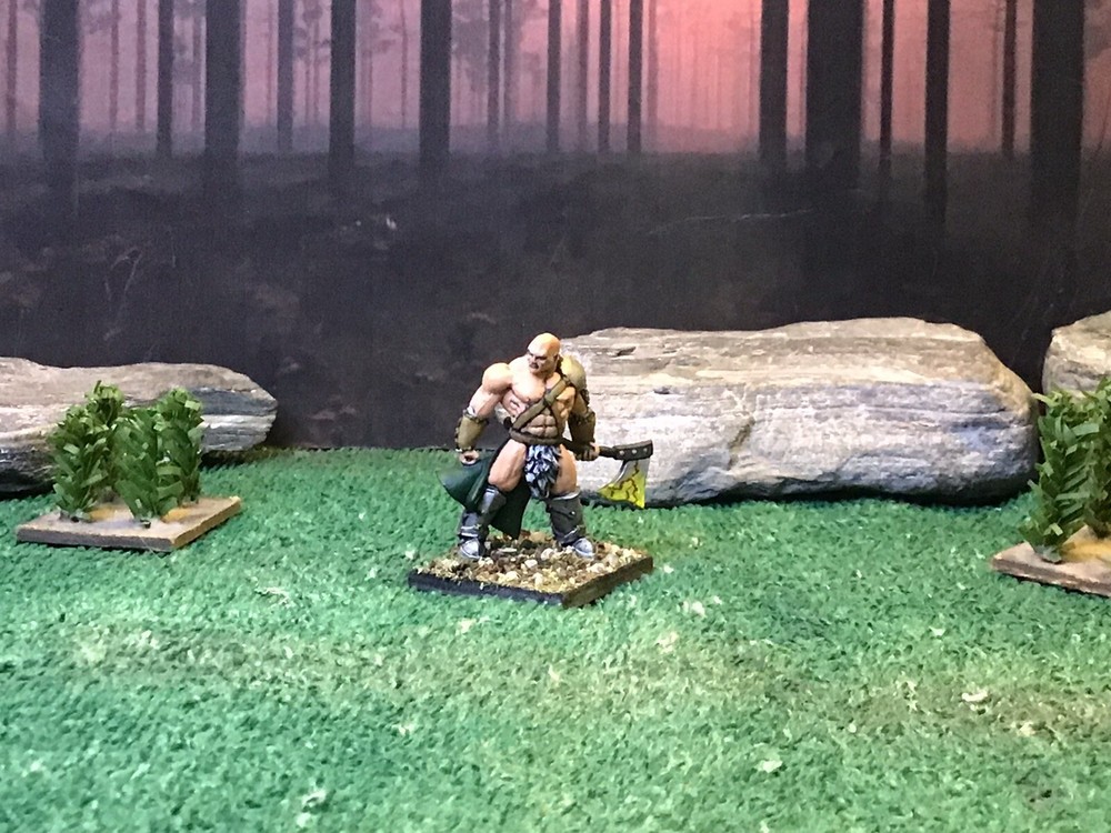 25mm Barbarian W/Magic Axe