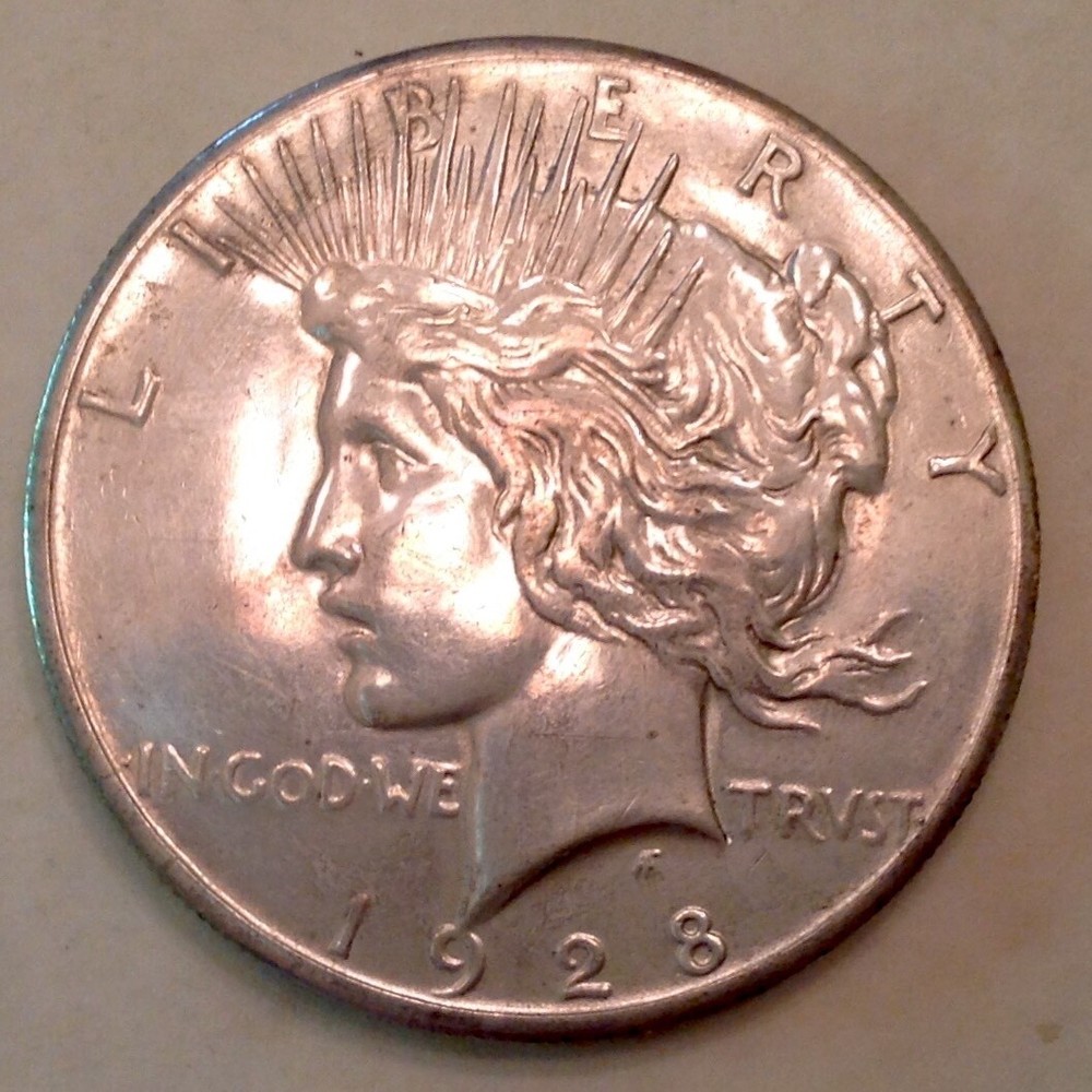 1928 Peace Silver Dollar  cd