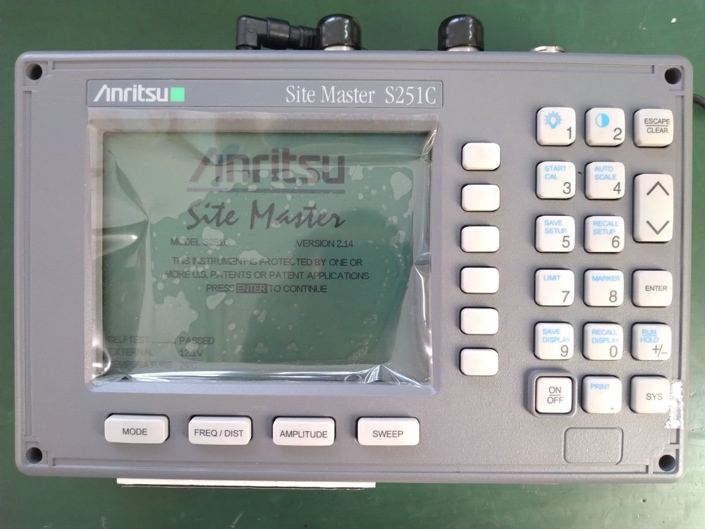 Anritsu Site Master S251C Cable & Antenna Analyzer w/ hand bag, ACV adapter