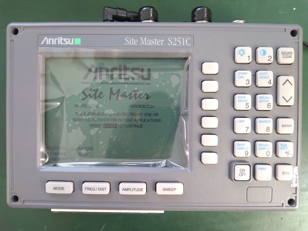 Anritsu Site Master S251C Cable & Antenna Analyzer w/ hand bag, ACV adapter