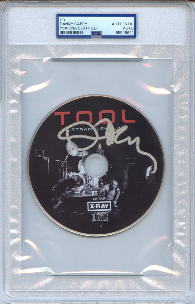 Danny Carey Signed Autographed CD "Stranglehold" Tool PSA/DNA Authenticated