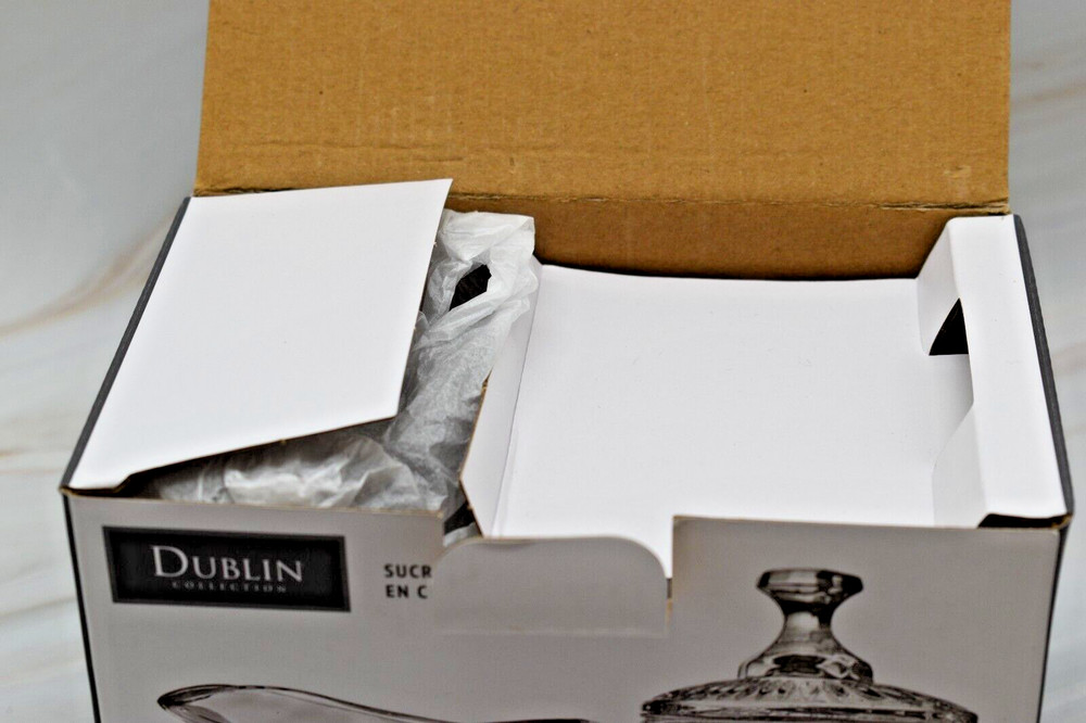 GODINGER Dublin Collection Crystal Sugar & Creamer Set