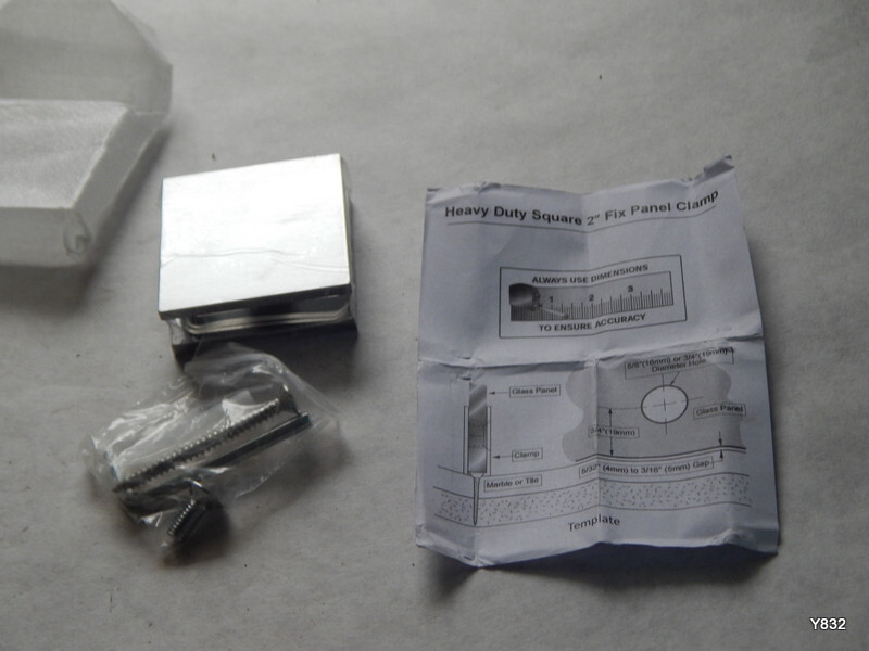 Heavy Duty Glass Clamp Interglass Z-4601CP