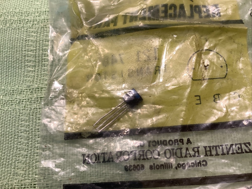 Zenith oem part #121-748 transistor