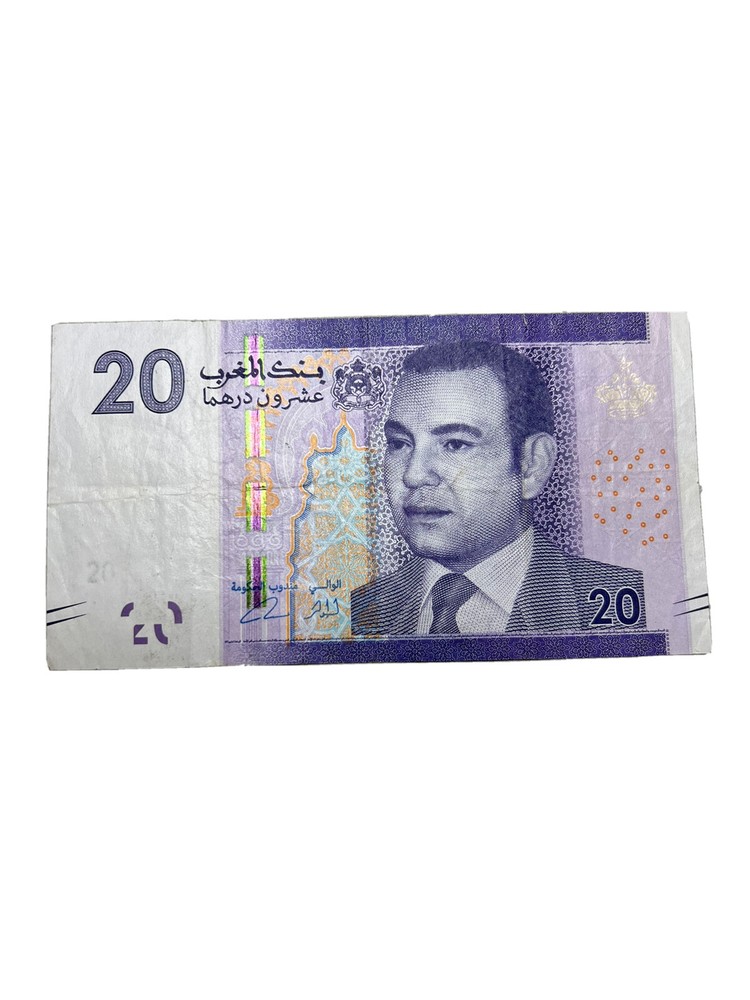 MOROCCO P74 $20 DIRHAMS UNCIRCULATED 2012 GEM