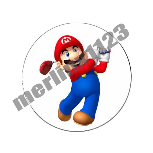 Super Mario Nintendo Golf Ball Marker +Switchblade Divot Tool