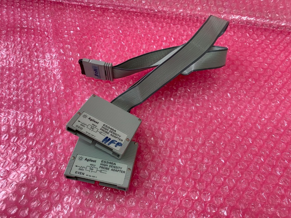 HP 1662CS LOGIC ANALYZER Agilent E5346A High Density Probe Adapter Used