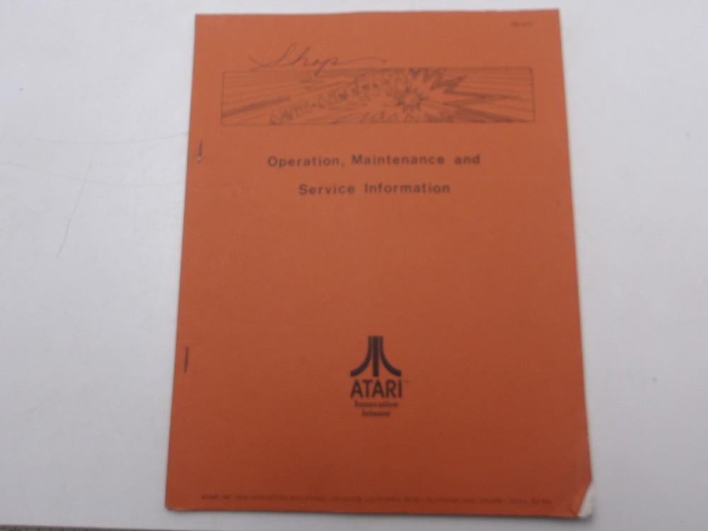 Atari - Anti-Aircraft - Operation, Maintenance and Service Information - NOS