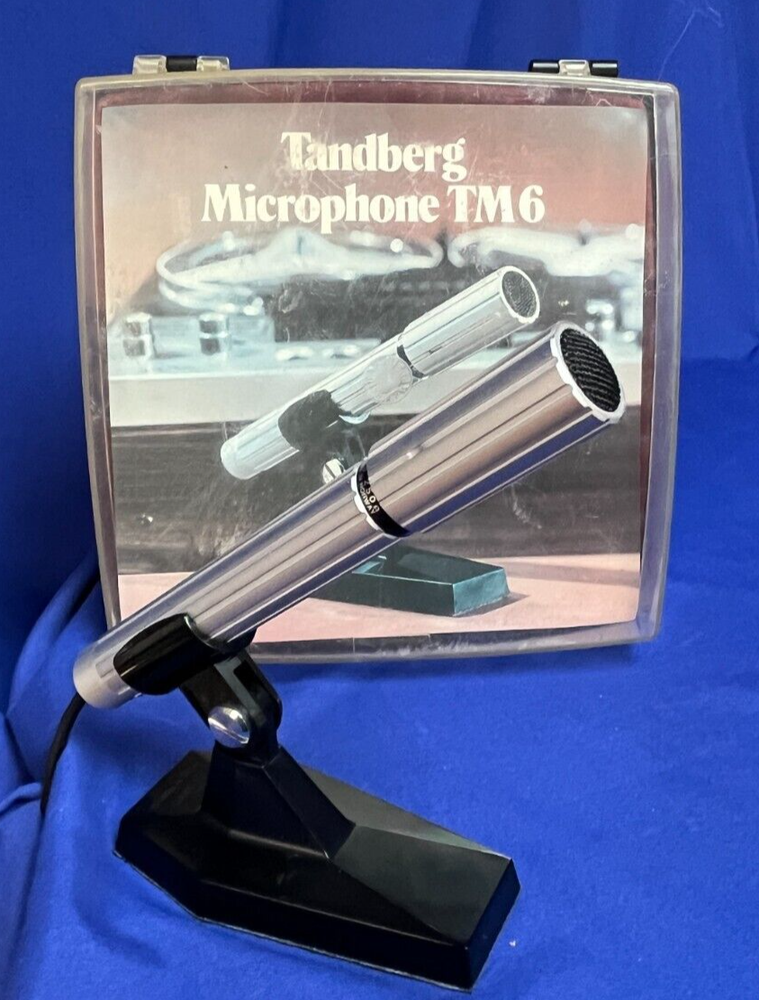 Tanberg TM6, Vintage Dynamic Microphone w/Stereo 1/4" plug