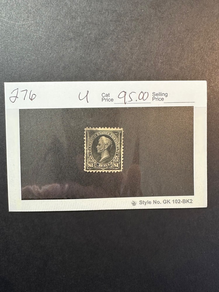 Scott # 276   2024 Scott Catalogue Value $95.00