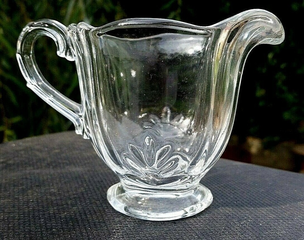 Fostoria Crystal BAROQUE Creamer Footed 3 3/4" Tall