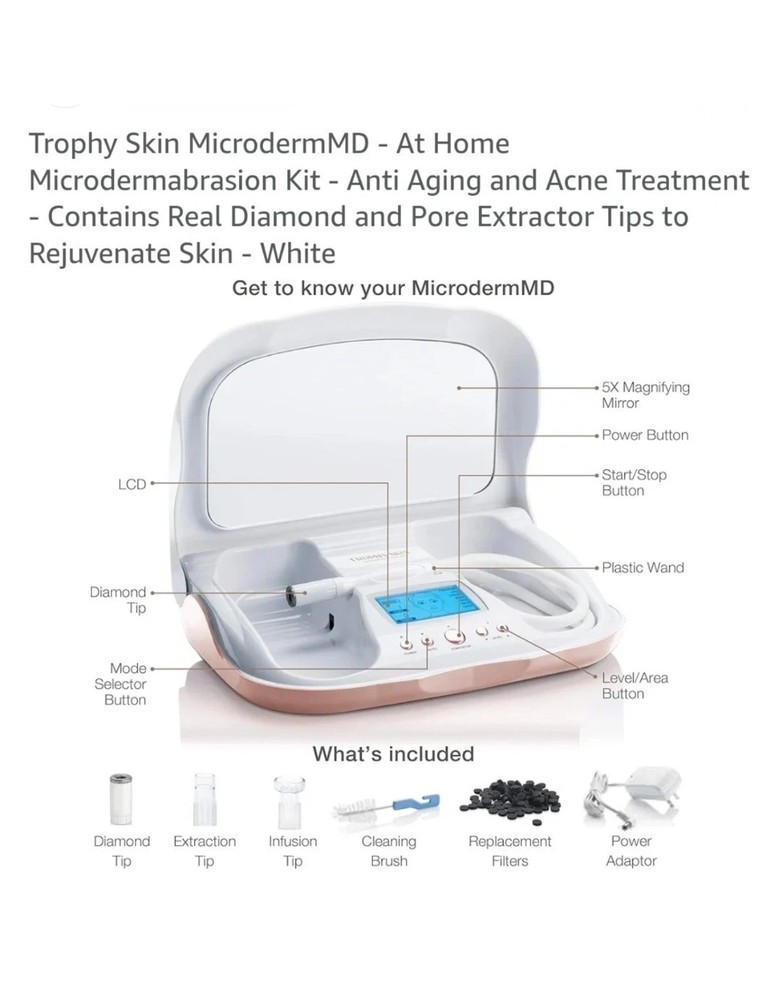 Trophy Skin - MicrodermMD - Professional Grade Home Microdermabrasion System