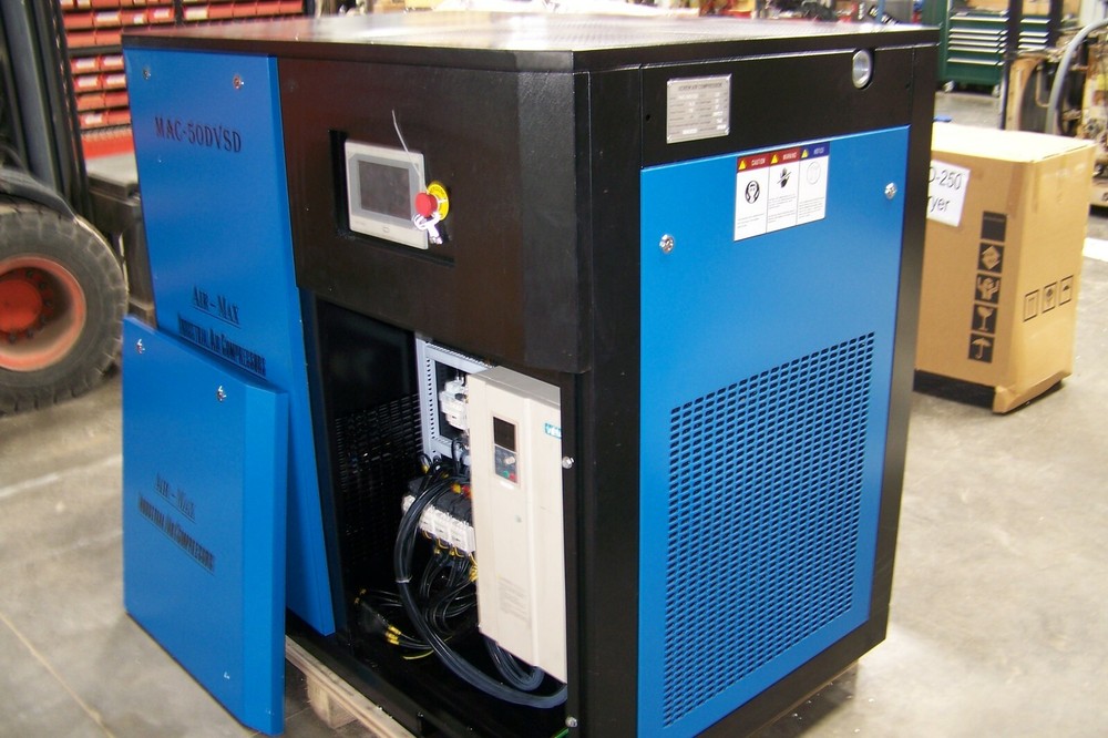 MAC-50DVSD-2 Air-Max 50 hp. 208 /230 volt VSD Rotary Screw Compressor