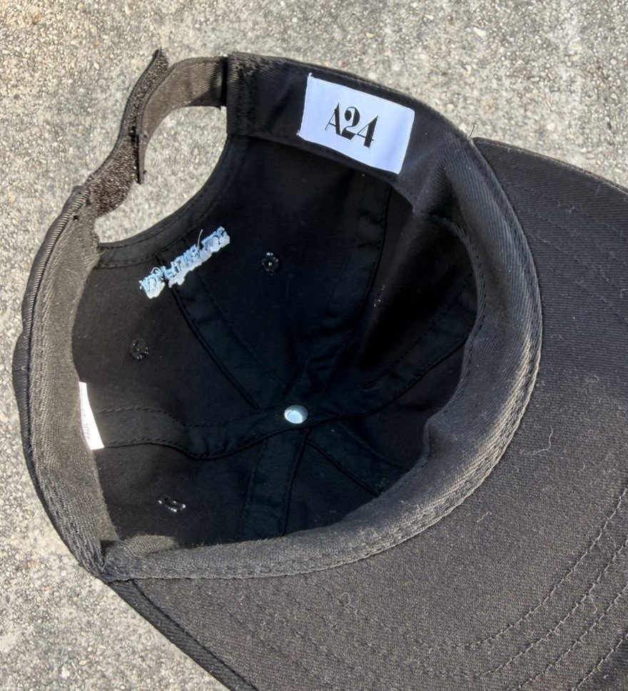 A24 Hat - 'A Twenty-Four' Black Adjustable Hat