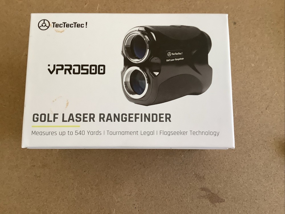 TecTecTec VPRO500 Waterproof Laser Golf Rangefinder With Case