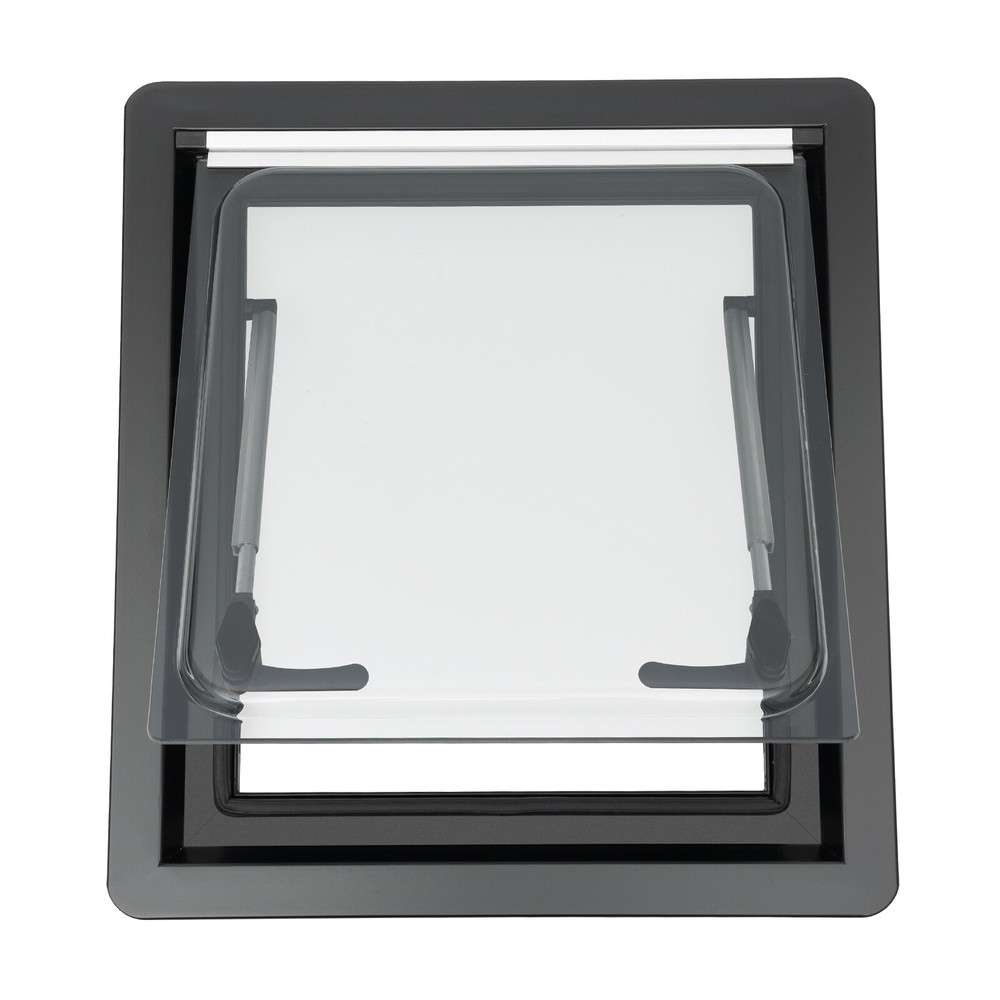 Caravan Window,Hinged Window Camper with Integrated Roller Blind and Fly Screen