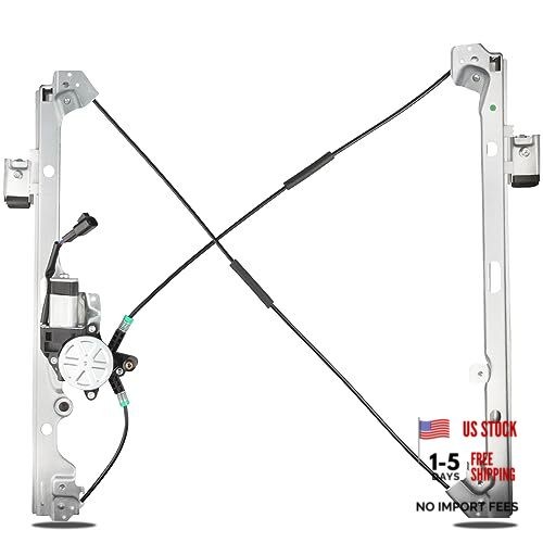 Front Power Window Regulator Driver Side w/Motor Replacement Front Driver Side