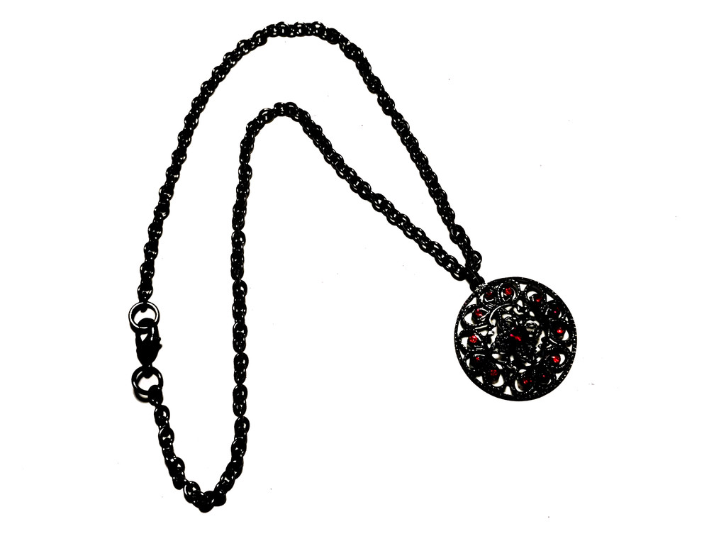 Haunted Witch Necklace, The Fire Ghost Witch!