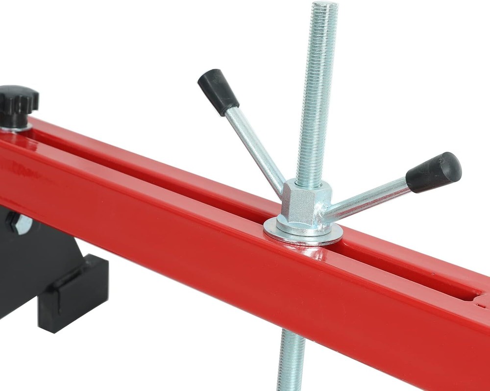 Red 1100 Lbs Engine Support Bar Engine Load Leveler Transmission with Dual Hooks