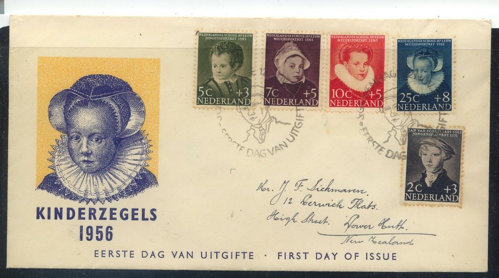 Netherlands  B301-05  on cachet first day cover