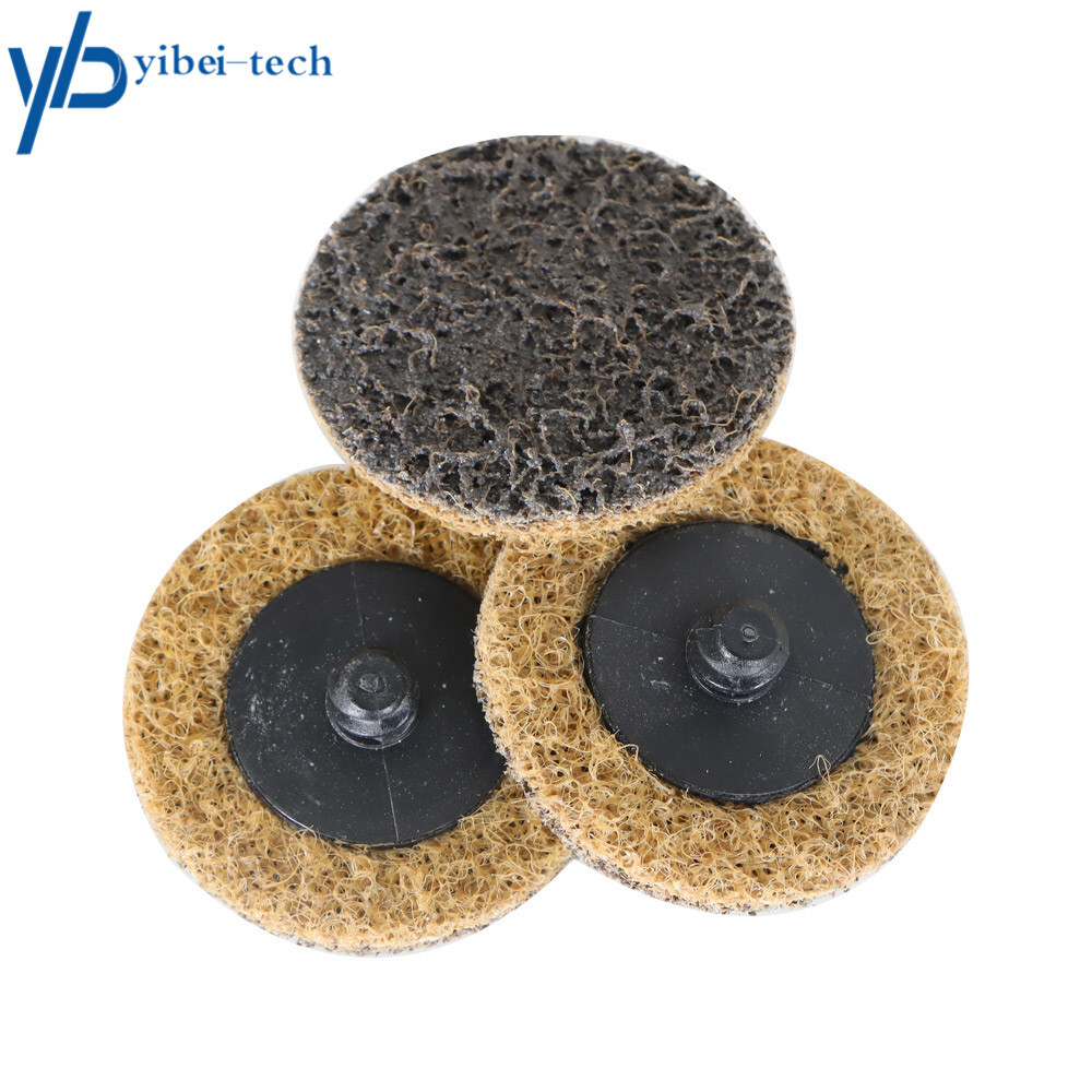 50Pcs 2" Coarse Surface Conditioning Discs Roll Lock Die Grinder Sanding Pads