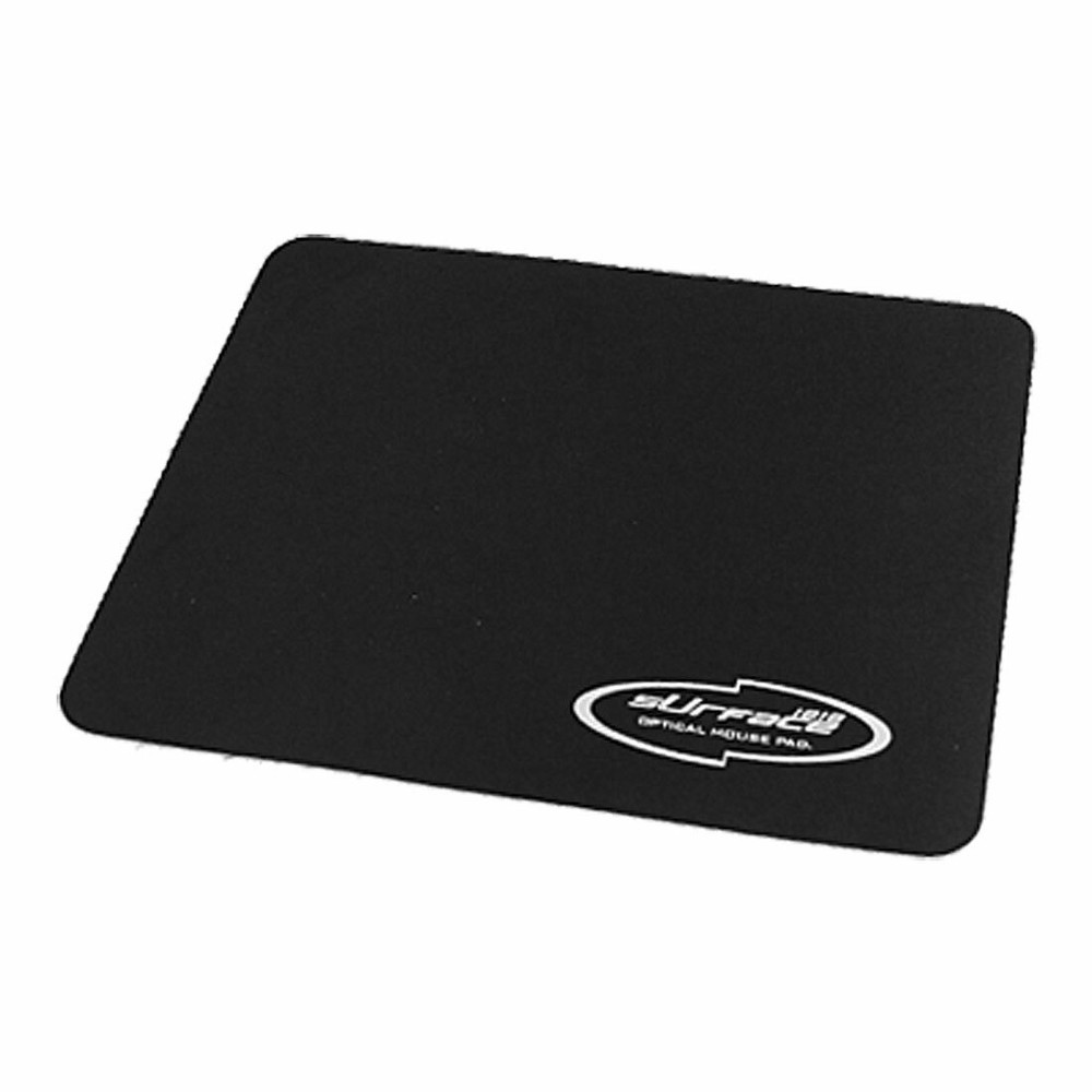 Black Nonslip Optical Mouse Pad Mat Black for Laptop PC