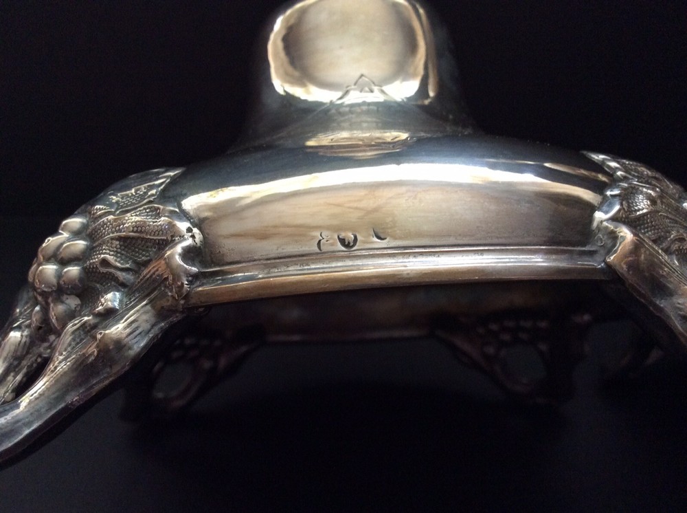 Pair of European Solid Silver Sabbath Candleholders