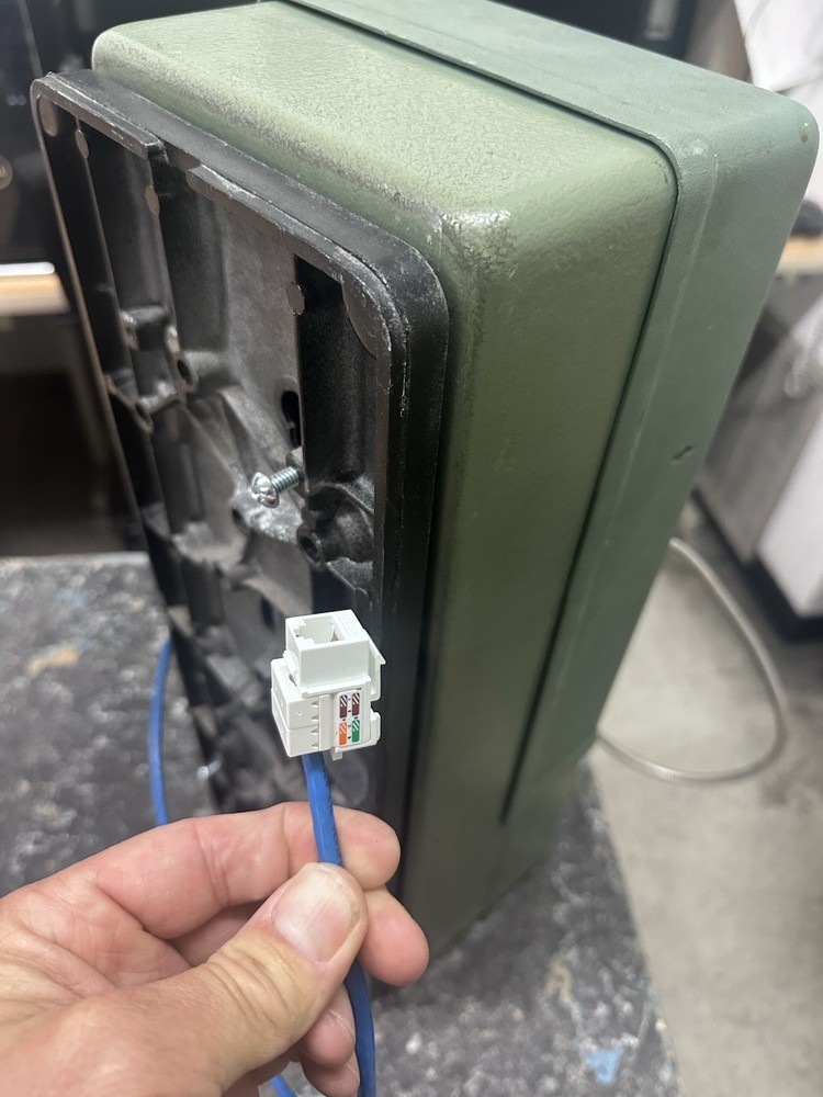 Functioning Vtg Green Payphone With Mounting Plate And Hardware SW Bell