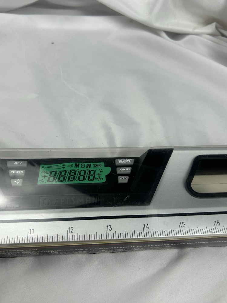 Craftsman NOS Digital Multi-function 24” Level,9-48293 Laser Trac