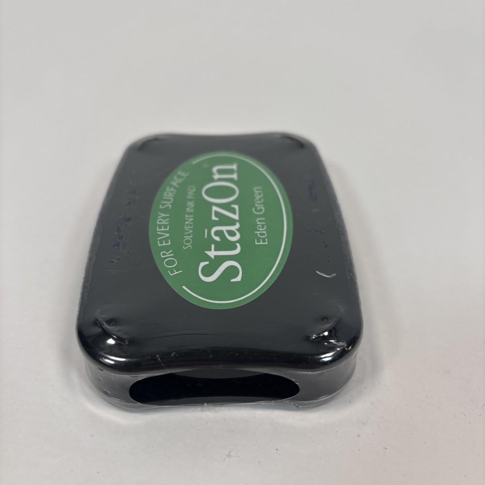 StazOn Solvent Ink Pad-Eden Green (Pack of 1)
