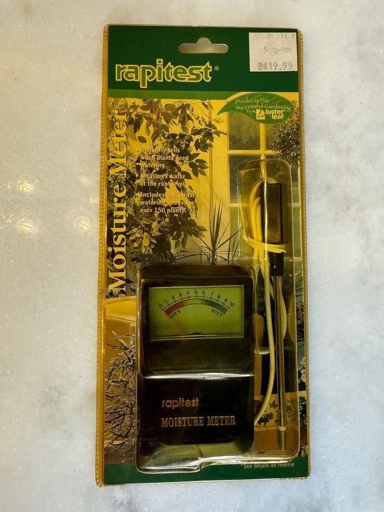Rapitest Analog Moisture Meter No. 1820 - NOS
