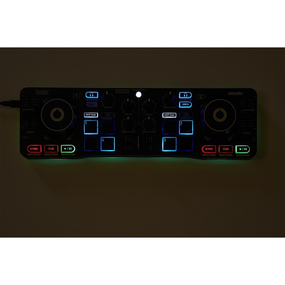 Hercules DJControl Starlight Portable DJ Controller for Serato DJ