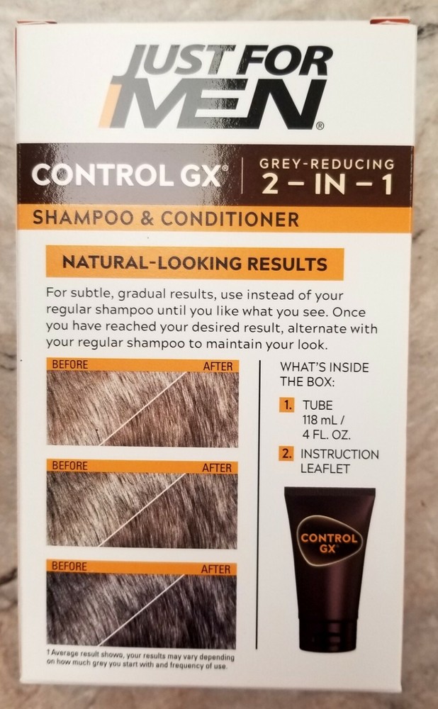 Just For Men CONTROL GX Grey Reducing 2in1 4oz ( 2 pack )