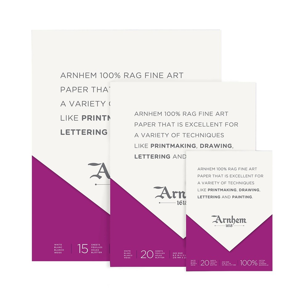 7091 Arnhem 1618 Printmaking Paper Pad