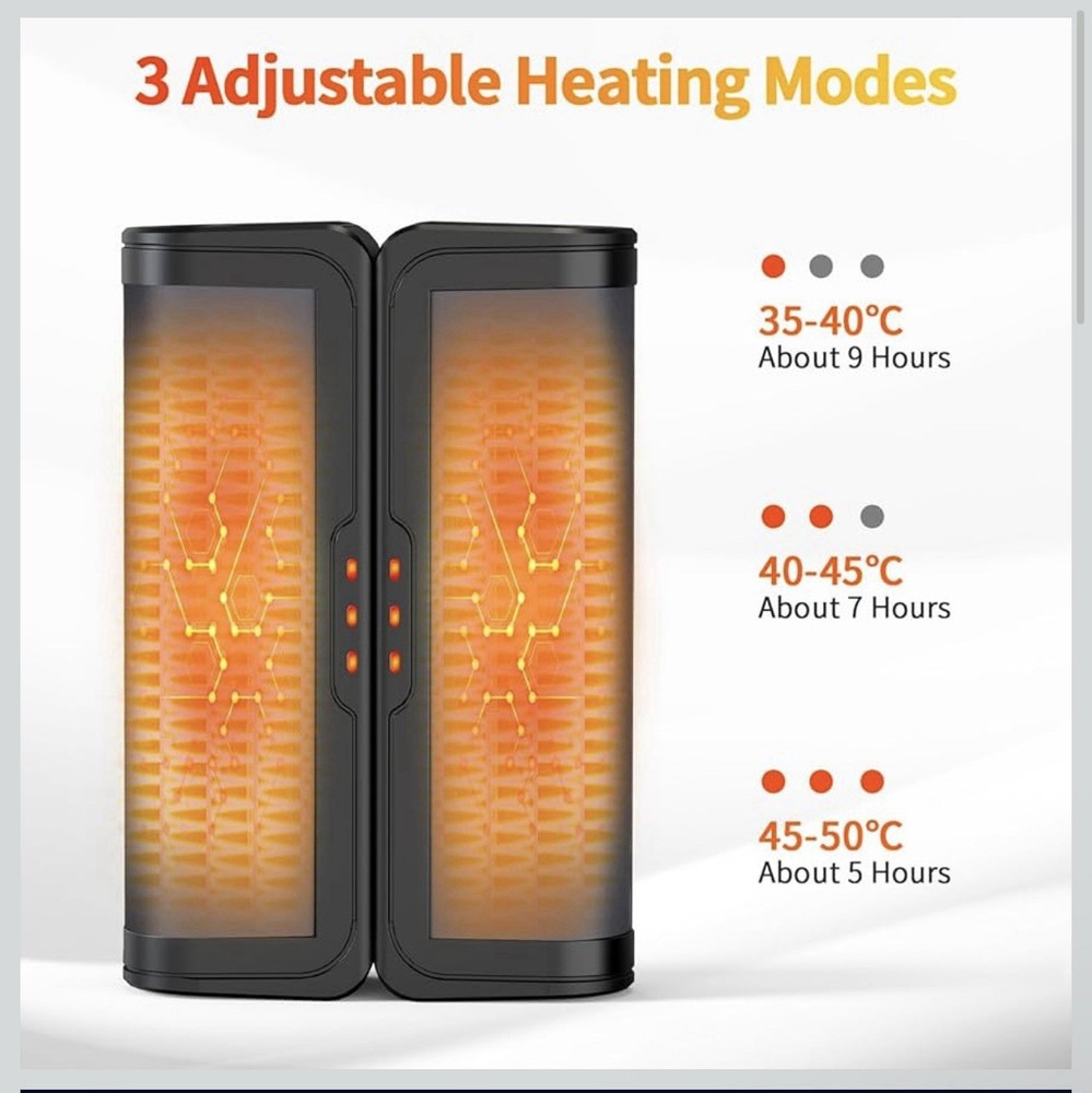gabless 2pcs Rechargeable Hand Warmer