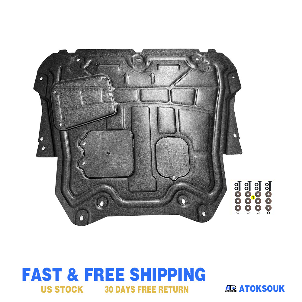 Thick Engine Splash Shield For Volvo XC40 2019-2024 Front Engine Guard Hard