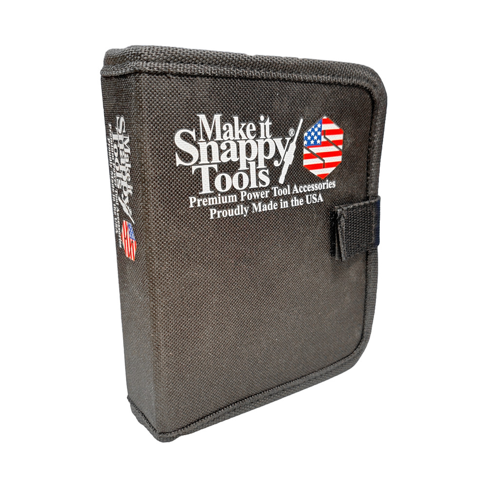 Snappy Mini Tool and Bit Book Case Holds 21 Hex Bits Made in USA (Empty)