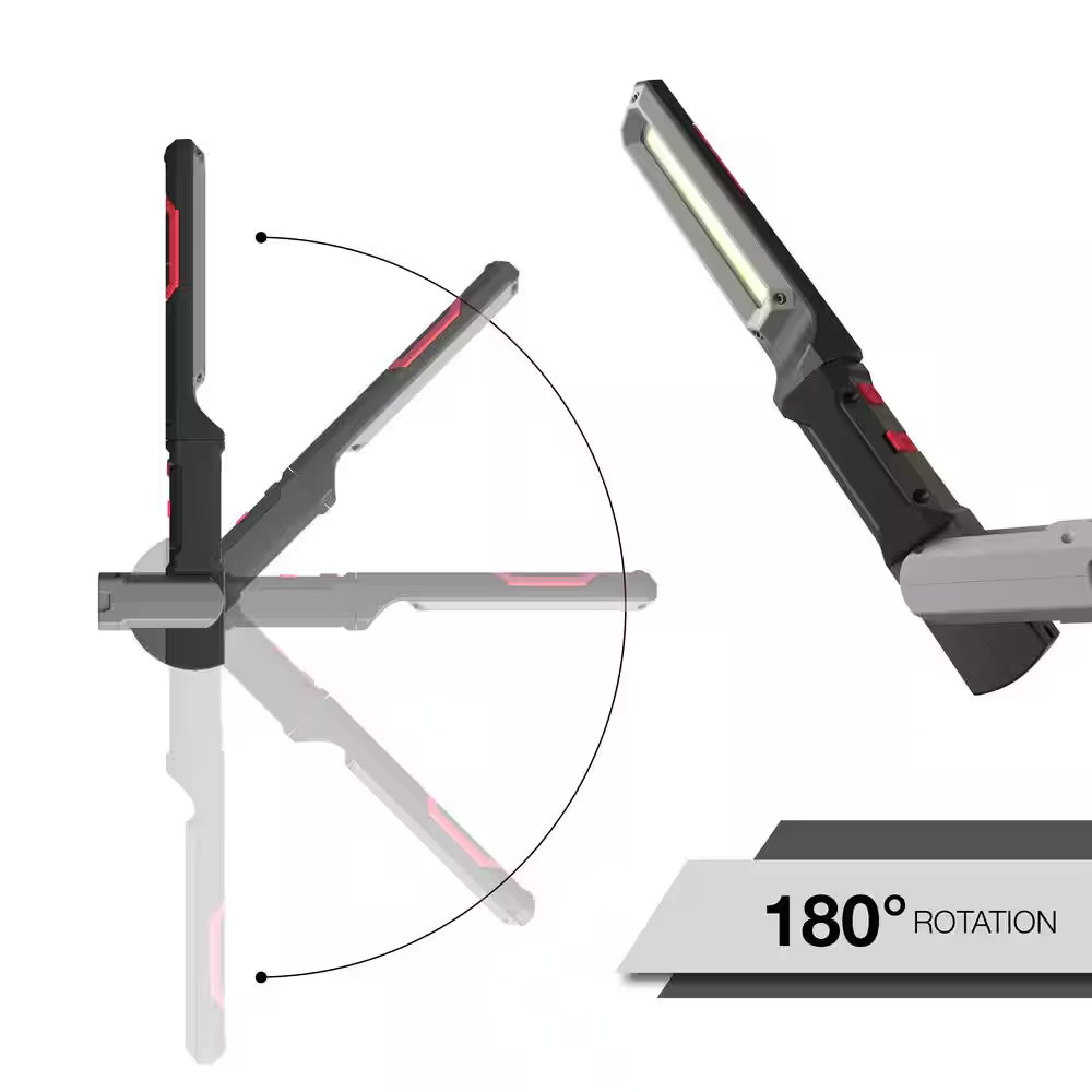 800 Lumens Rechargeable Swivel Work Light