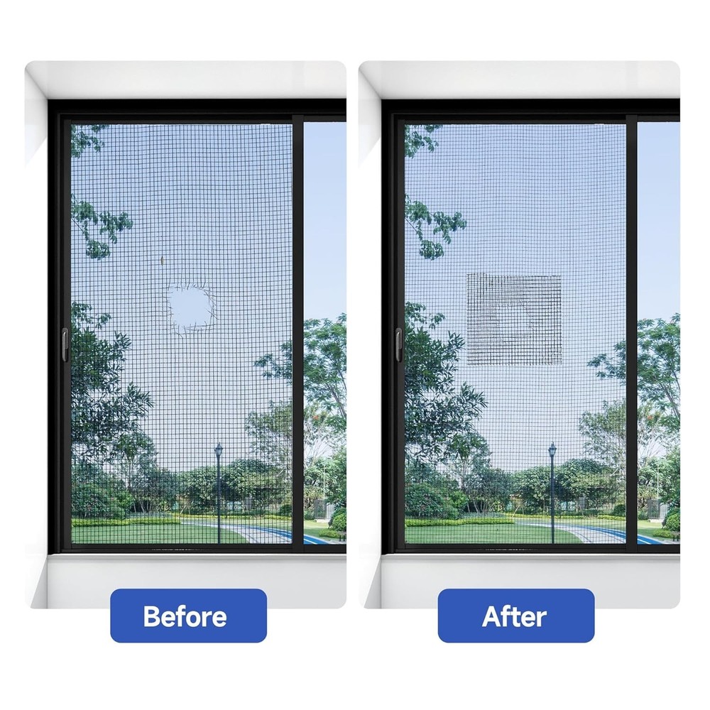 High-Quality Waterproof Window Screen Repair Tape - Quick Fix Solution, 15 FT