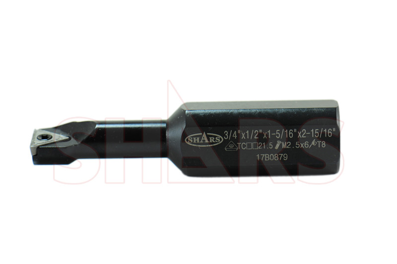 Shars 3/4"  Indexable Stubby Length Boring Bars + TCMT Insert + Certificate !]