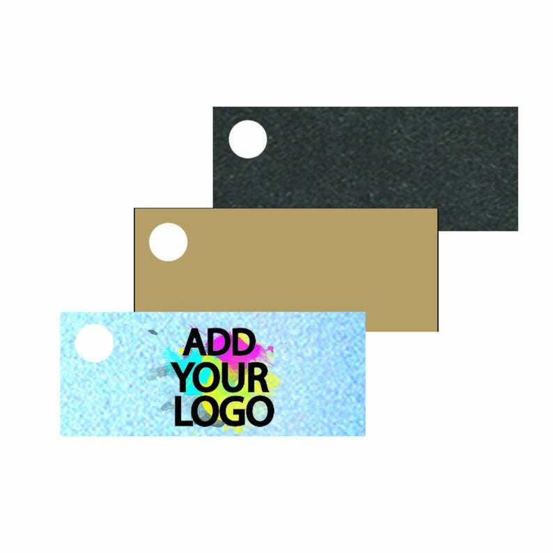 200 Custom Printed Rectangular Tags Printed Tags Pricing Business Clothing Tags