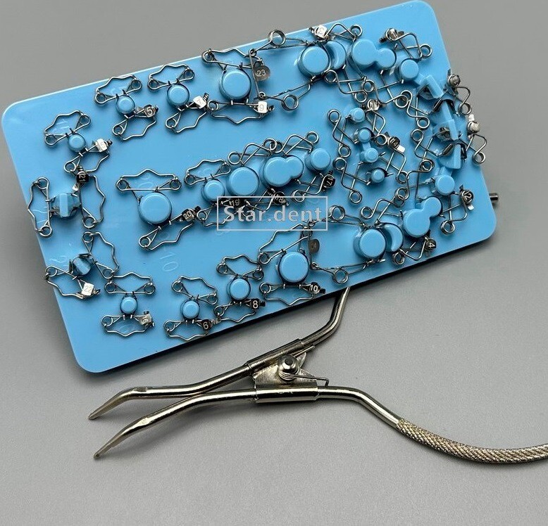 Dental Automatrix Contoured Matrices Clamps Forceps Automatic Matrix Plier Kit
