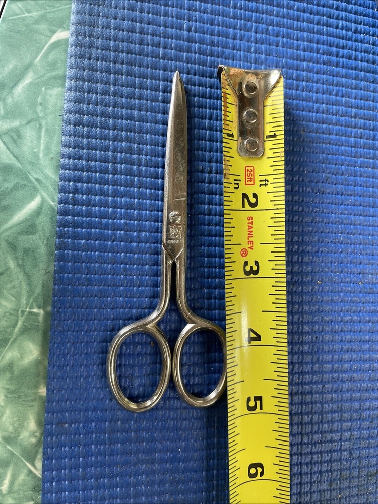 Vintage German Scissors 5” Palm Tree Logo