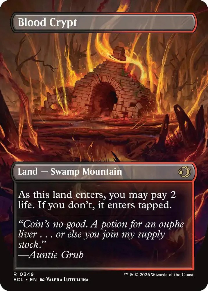 Blood Crypt (Borderless) [Lorwyn Eclipsed]