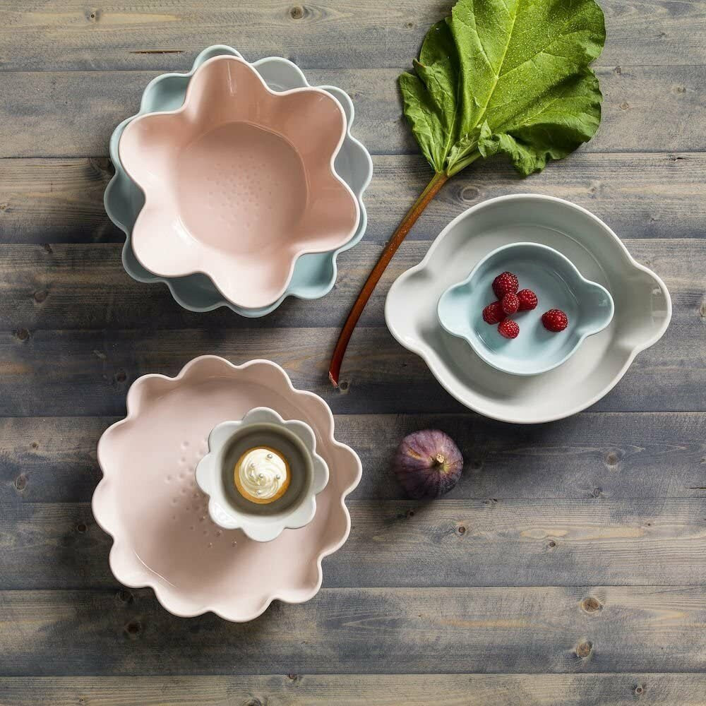 Sagaform Piccadilly Round Oven Dish, White