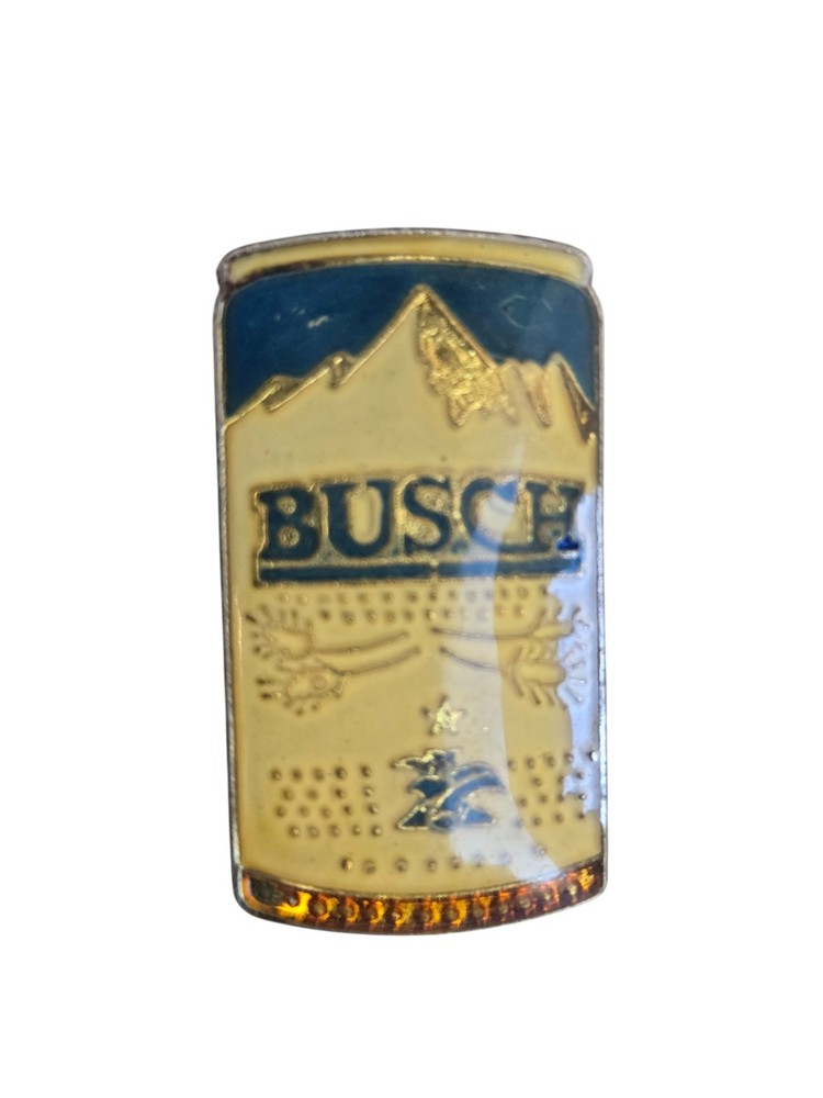 Vintage Busch Beer Can Lapel/Hat Pin